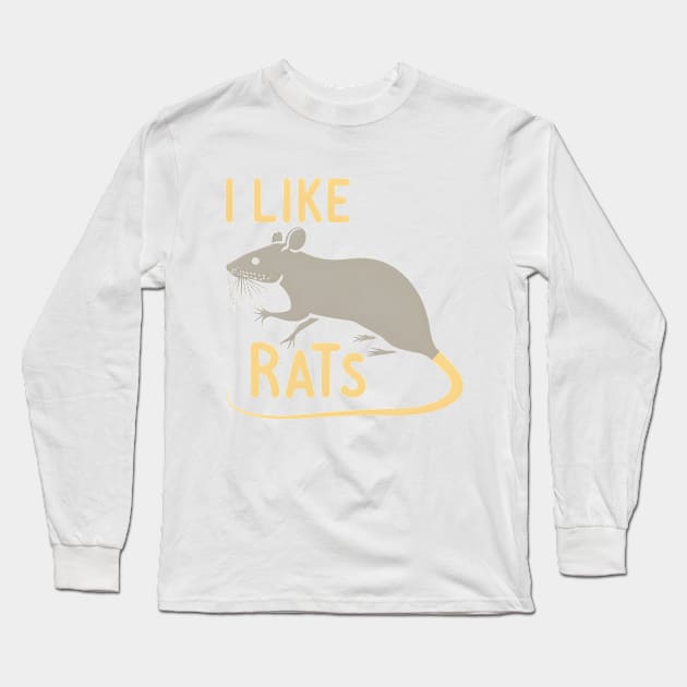 Rat Long Sleeve T-Shirt by NomiCrafts